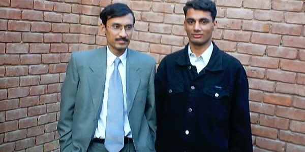 Khalid with Muhammad Idrees - Principal CAT